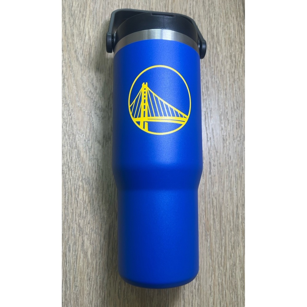 Golden State Warriors 20oz ActiveWaterBottle Blue w Flip Straw‎ Carry Handle